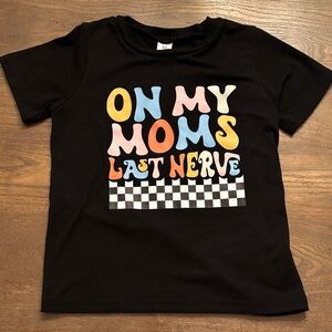 SHEIN Black Tee with Colorful Graphic